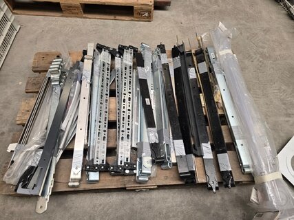 Poortscharnieren plus diverse Metalen, Partij